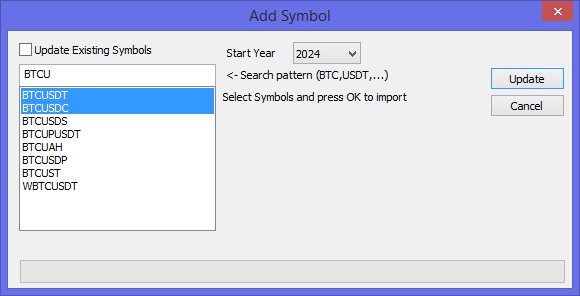 Bulk Import Dialog